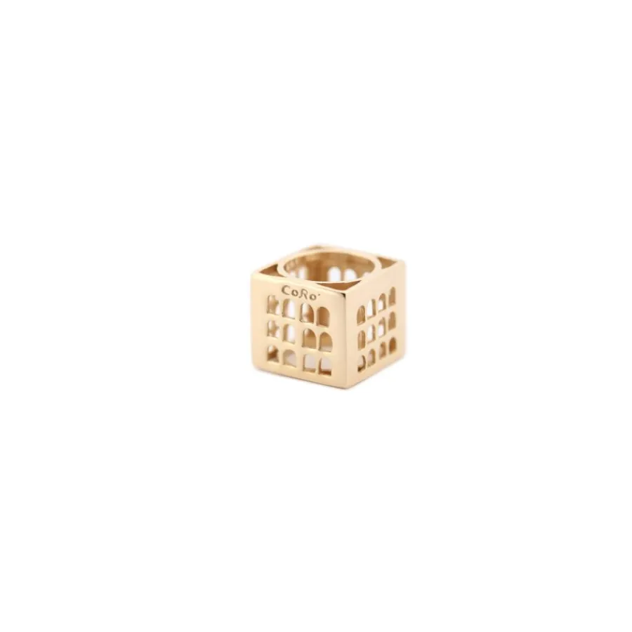 anello_colosseo_quadrato__1.webp New Anello Colosseo Quadrato Argento Placcato Oro Anelli