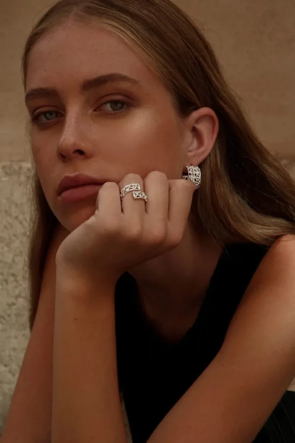 Discount Anello Contrarié Gasometro Argento 925 Anelli