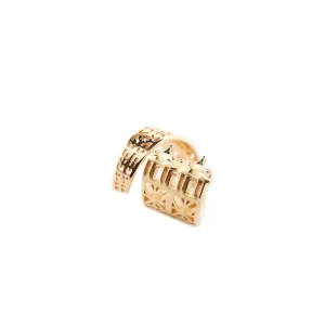 Fashion Anello Giardino Segreto Argento Placcato Oro Anelli