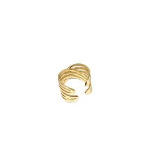 Sale Anello Hangar Argento Placcato Oro Anelli