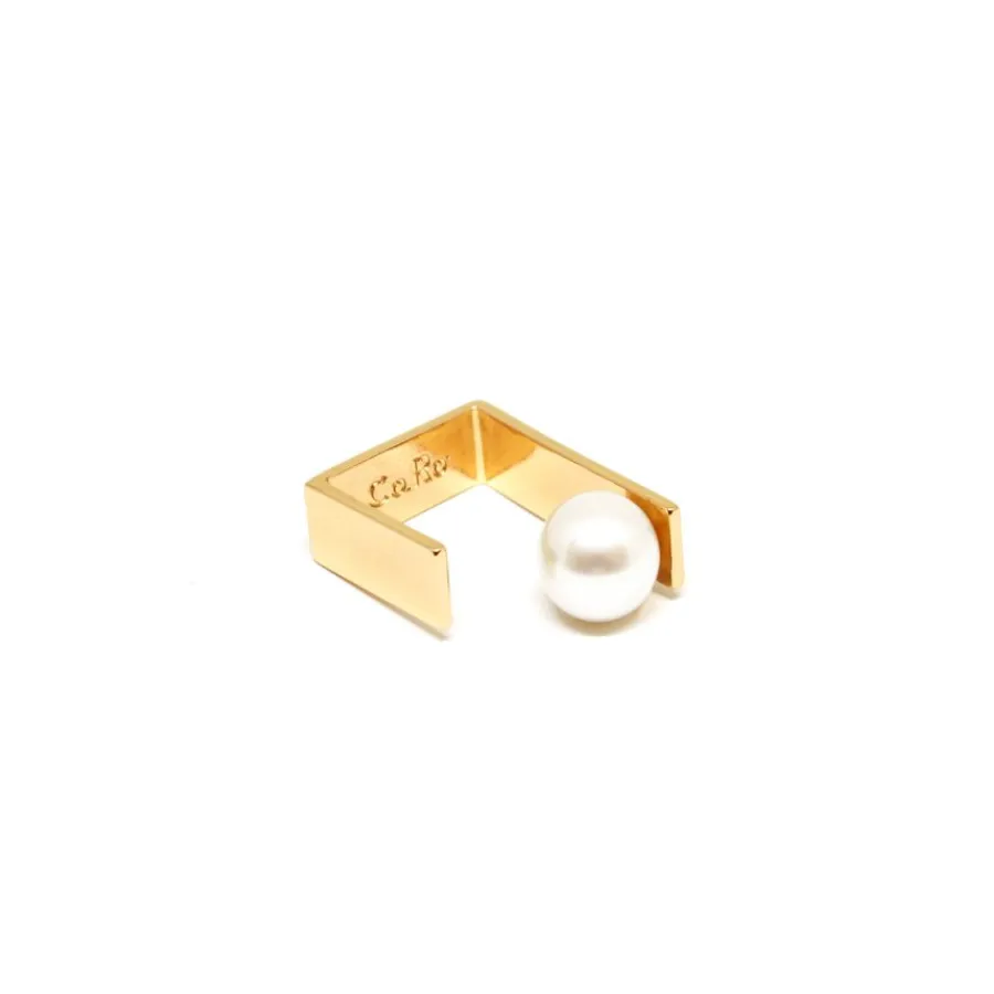anello_kyoto_thin_bronzo__2.webp Outlet Anello Kyoto Thin Bronzo Placcato Oro e Perla Anelli