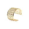 Clearance Bracciale Basso Gasometro Bronzo Placcato Oro Bracciali