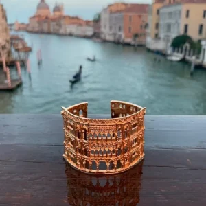 Fashion Bracciale Ca' d'Oro Bronzo Placcato Oro Rosa Bracciali