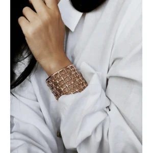 Discount Bracciale Gasometro Bronzo Placcato Oro Rosa Bracciali