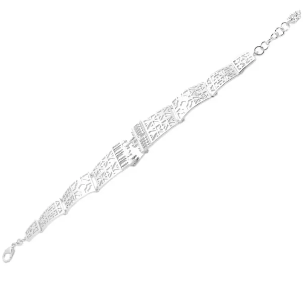 Hot Bracciale maglia Galleria Borghese in argento 925 Bracciali