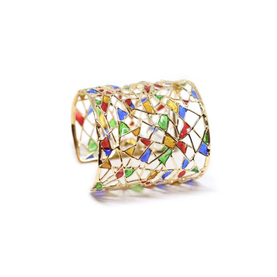 bracciale_peggy_bronzo_pl_0.webp Fashion Bracciale Peggy Bronzo Placcato Oro e Smalti Bracciali