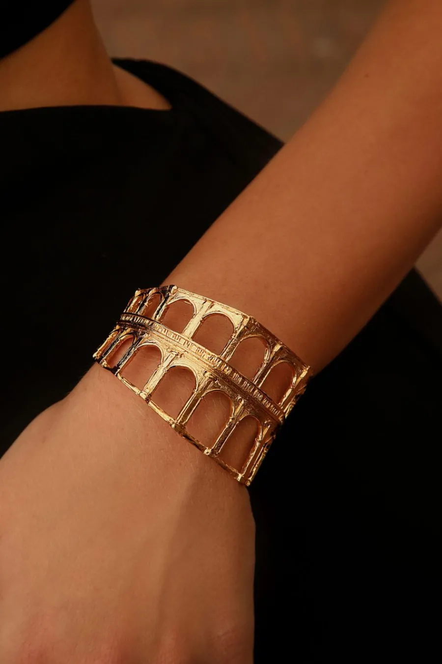 bracciale_portici_bronzo__4.webp Outlet Bracciale Portici Bronzo Placcato Oro Bracciali