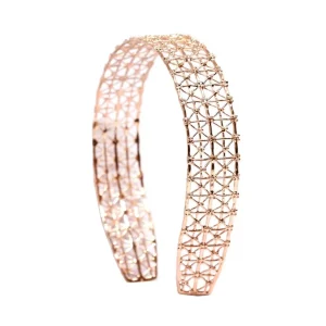 Online Cerchietto Gasometro Bronzo Placcato Oro Rosa Accessori Per Capelli
