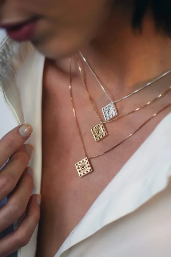 Outlet Ciondolo IMA Argento Placcato Oro Per Lui | Collane