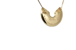 Discount Ciondolo Pantheon Dome in Argento 925 Placcato Oro Collane