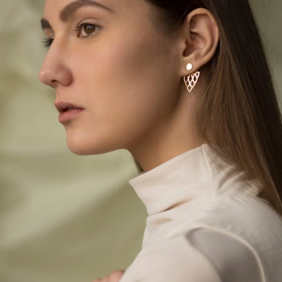 ear_jacket_hangar_argento_2.webp Clearance Ear Jacket Hangar Argento 925 Orecchini