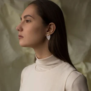 Clearance Ear Jacket Hangar Argento 925 Orecchini