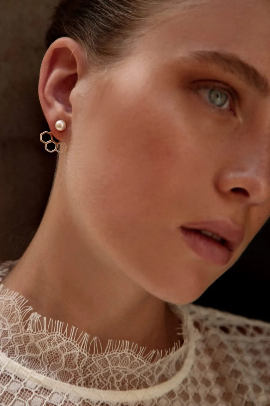 ear_jackets_esagonini_arg_2.webp Fashion Ear Jackets Esagonini Argento 925 con Perle Orecchini