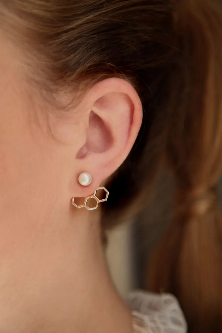 ear_jackets_esagonini_arg_4.webp Fashion Ear Jackets Esagonini Argento 925 con Perle Orecchini