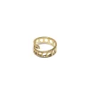 Sale Fedina Acquedotto Argento 925 Placcato Oro Per Lui | Anelli