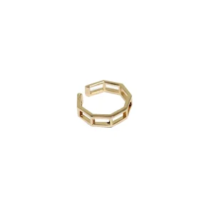 New Fedina Little Staircase Argento Placcato Oro Anelli