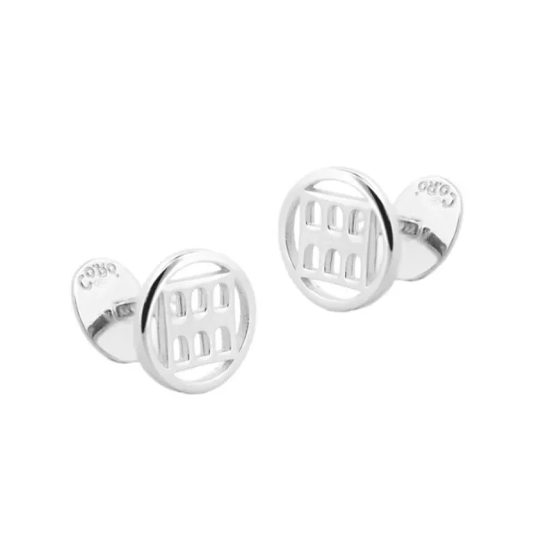 New Gemelli Colosseo Quadrato in Argento 925 Per Lui | Gemelli