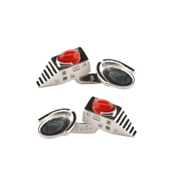 Clearance Gemelli Villa Malaparte argento 925 e coralli Gemelli | Per Lui