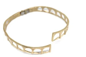 Online Girocollo Acquedotto Bronzo Placcato Oro Collane
