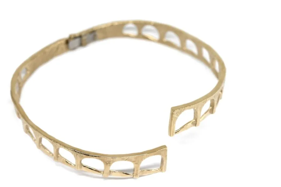 girocollo_acquedotto_bron_2.webp Online Girocollo Acquedotto Bronzo Placcato Oro Collane