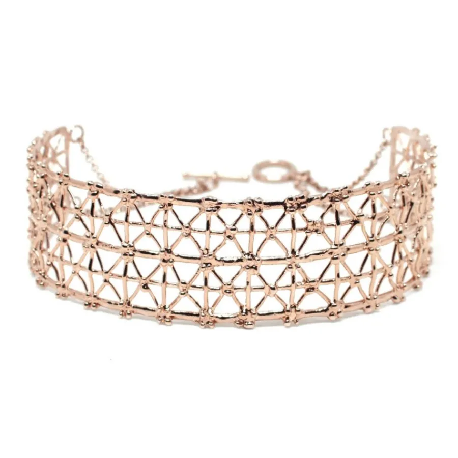 girocollo_gasometer_bronz_0-1.webp Outlet Girocollo Gasometer Bronzo Placcato Oro Rosa Collane