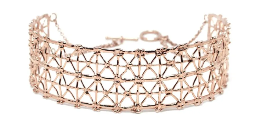 girocollo_gasometer_bronz_1-1.webp Outlet Girocollo Gasometer Bronzo Placcato Oro Rosa Collane