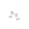 New Orecchini Finestre Argento 925 Orecchini