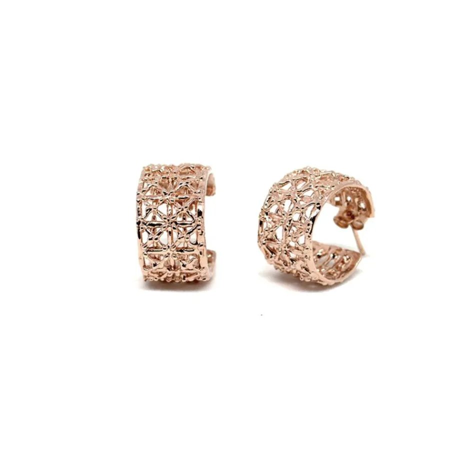 orecchini_gasometro_bronz_2.webp Fashion Orecchini Gasometro Bronzo Placcato Oro Rosa Orecchini