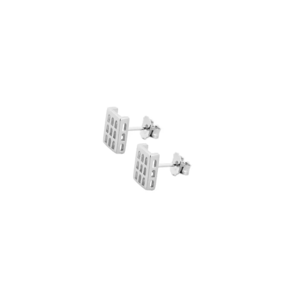 orecchini_little_colosseo_1.webp Outlet Orecchini Little Colosseo Quadrato argento 925 Orecchini