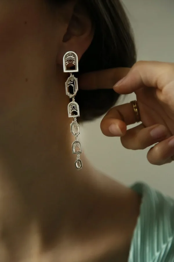 Hot Orecchini Pendenti Sanfelice Argento Orecchini