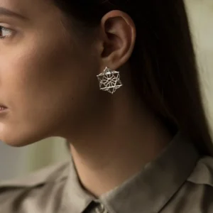 Fashion Orecchini Sant'Ivo Alla Sapienza Geometry Argento 925 Orecchini