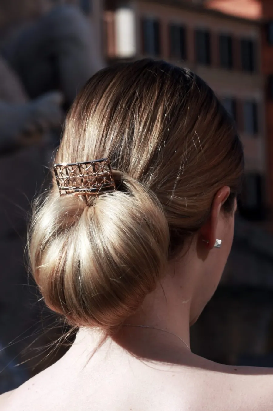 pettinino_gasometer_bronz_1.webp New Pettinino Gasometer Bronzo Placcato Oro Accessori Per Capelli
